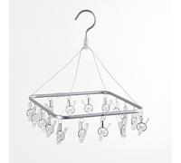 Rayen | Tendedero con Pinzas, para Colgar, pequeñas coladas, Apto para Interior y para Exterior, 28.5x28cm