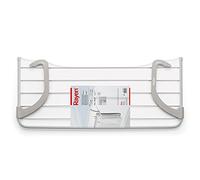 Rayen | Tendedero para Balcones | 5 m de Superficie de tendido | Tendedero para pequeñas coladas | para Interior y Exterior | Dimensiones: 81 x 37,5 x 15 cm | Color Blanco Y Gris | 81 x 37.5 x 15 cm