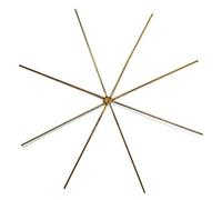 Rayher 2525100 - Estrella de alambre para perlas (15 cm de diámetro, grosor del alambre 0,7 mm, 4 unidades)