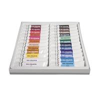 Rayher 38919000 Set de pinturas al óleo, 24 colores. Para artistas principiantes y expertos