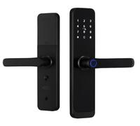 Raykube: Cerradura de puerta delgada, cerradura inteligente, cerradura eléctrica, sin cerradura de embutir, controlada por aplicación, con Bluetooth