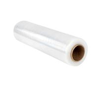 RAYLU PAPER - Film para Embalaje Industrial y para Paletizar, Rollo de Papel Film Resistente de Plástico con Alta Elasticidad para Mudanzas y Envíos (Transparente, 1 unidad ECO)