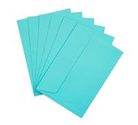 Raylu Paper® - Pack de 20 Sobres de Colores Pequeños con Cierre Adhesivo y Sin Ventana para Regalos de Fiesta, Bodas, Cumpleaños o Navidades. Sobres de Colores tamaño C6 114x162 mm (Azul claro)