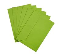 Raylu Paper® - Pack de 20 Sobres de Colores Pequeños con Cierre Adhesivo y Sin Ventana para Regalos de Fiesta, Bodas, Cumpleaños o Navidades. Sobres de Colores tamaño C6 114x162 mm (Verde claro)