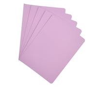Raylu Paper® - Pack de 25 Subcarpetas de cartulina para documentos, colores vivos. Carpetas de cartulina kraft gruesa de 200g (Lila, A4)