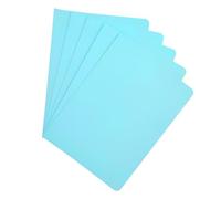 Raylu Paper® - Pack de 25 Subcarpetas de cartulina para documentos, colores vivos. Carpetas de cartulina kraft gruesa de 200g (Azul, Folio)