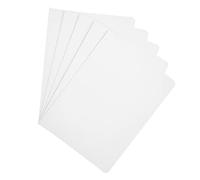 Raylu Paper® - Pack de 25 Subcarpetas de cartulina para documentos, con agujeros para fastener y colores vivos. Carpetas de cartulina kraft gruesa de 200g (Blanco, Folio)