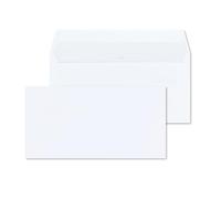 RAYLU PAPER - Pack de sobres blancos de papel con cierre autoadhesivo para envío de documentos y cartas, fácil sellado, 90g/m² de grosor (10 unidades, Americano)