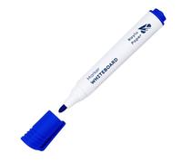 RAYLU PAPER Rotuladores para Pizarra Blanca, Rotulador para Pizarra de Punta Redonda de 3mm de Borrado en Seco, No Tóxicos, para Pizarra Blanca y Pizarra Magnética (1, Azul)