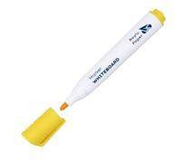 RAYLU PAPER Rotuladores para Pizarra Blanca, Rotulador para Pizarra de Punta Redonda de 3mm de Borrado en Seco, No Tóxicos, para Pizarra Blanca y Pizarra Magnética (1, Amarillo)