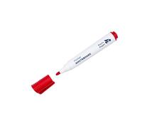 RAYLU PAPER Rotuladores para Pizarra Blanca, Rotulador para Pizarra de Punta Redonda de 3mm de Borrado en Seco, No Tóxicos, para Pizarra Blanca y Pizarra Magnética (1, Rojo)