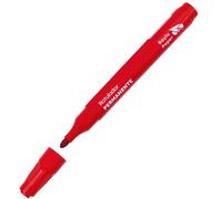 RAYLU PAPER Rotuladores Permanentes con Punta de 2mm, Rotulador Permanente Resistente al Agua y la Decoloración de Secado Rápido, Ideal para Papel, Cartón, Plástico, Metal y Tela (1, Rojo)