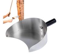Raypontia Döner - Pala para carne (22,5 x 17,5 x 8 cm, acero inoxidable, pala de giroscopio, para máquina de barbacoa Gyro Döner Kebab)