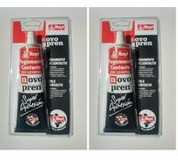 Rayt 605-03 Novopren tubo: pegamento de contacto para uso general: madera, corcho, cuero, goma, cerámica, cartón. Súper adhesión, 125ml (Paquete de 2)