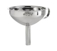 Rayware Kilner - Embudo con colador (acero inoxidable), color plateado