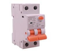 RCBO Tipo F 32A C32 300 mA/0,3 A Interruptor Magnetotérmico Diferencial Clase F Curva C, 1P + N 6 kA, 2 módulos, doble palanca, para instalaciones de equipos electrónicos modernos