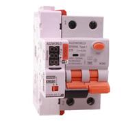 RCBO Tipo F WIFI Rearmable 25A C25 300mA/0,3A, Interruptor Diferencial Magnetotérmico Clase F Curva C 1P + N 6kA, APP Tuya Smart Life, 3 módulos DIN, doble palanca, control remoto y manual