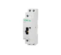 RCGKNNMUZ 1 contactor Modular Manual automático for Uso doméstico de CA de 25 A, 220 V CA, 25 A, 1 NA, 1 NC, 2 NA, 2 NC, 4 NA.(25a 2no 2nc)