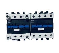 RCGKNNMUZ 1 Unidad CJX2-4004 4008 40A 5004 5008 6504 6508 9504 Contactor de CA 4NO 4 Polos 2NO 2NC 220V 380V Contactor de Montaje en riel(Cjx2-6508 2no 2nc,380V)