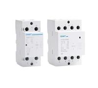 RCGKNNMUZ Contactor de CA doméstico NCH8 de 20 A, 25 A, 40 A y 63 A for riel DIN, 220 V, 230 V, 380 V y 400 V, 1 NA, 1 NC, 2 NA, 2 NC, 4 NA, 1 monofásico, 3 trifásico.(Nch8-40,4NO)
