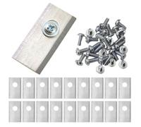 RCGtnnesa Juego de cortadores de Repuesto 18PCS 36PCS Compatible con Landroid(Silver 18PCS)