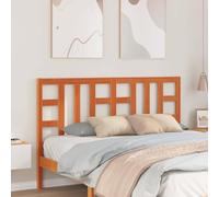 RCODSSK Cabecero de madera maciza de pino negro 81 cm con vetas rústicas para camas sin cabecero