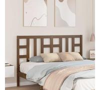 RCODSSK Cabecero de madera maciza de pino negro 81 x 100 cm con vetas rústicas para camas sin cabecero