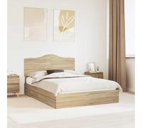 RCODSSK Moderna cama de almacenamiento con cabecero de madera en color blanco, cama rectangular con prácticos cajones y espacio de almacenamiento, cama con cajones, color blanco, 200 x 200 cm