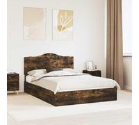 RCODSSK Moderna cama de almacenamiento con cabecero de madera en color blanco, cama rectangular con prácticos cajones y espacio de almacenamiento, cama con cajones, color blanco, 200 x 200 cm