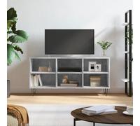 RCODSSK Mueble para TV blanco de 103,5 cm de ancho de madera con 6 compartimentos y dimensiones 30 x 50 cm