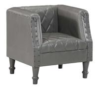 RCODSSK Sillón de piel de cabra auténtica de estilo vintage, silla de cuero marrón con patas de madera de mango, acolchado grueso de piel de cabra auténtica, soporta hasta 110 kg
