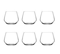 Rcr 6 Vasos Para Agua Aria De Vidrio Transparente 54,7 cl