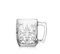 RCR Cristalleria Italiana S.p.a. Línea Tattoo | Vasos de Agua y Cóctel Jarras Moscow Mule de Cristal Modernos Set 6 Vasos de Cristal de 43 Cl