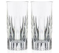Rcr Crystal Prato Hiball Vaso Vasos - 360 ml (12.25oz, juego de 2 unidades)