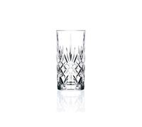 Rcr Paquete De 6 Vasos De Vidrio Transparente Para Bebida, Melodía. 36Cl