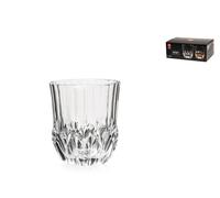 Rcr Set De 6 Vasos De Vidrio Transparente Adagio Dof Cl 18