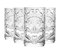 RCR Tiki Etruria - Juego de 4 vasos de cristal, 45 cl