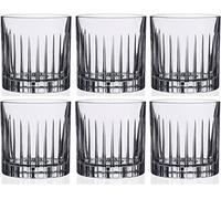 Rcr Timeless juego Vasos para Agua, Vidrio Sonoro, Transparente, 6 Piezas