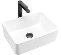 Rea Anita lavabo 41x31 cm rectangular sobre encimera blanco REA-U0952