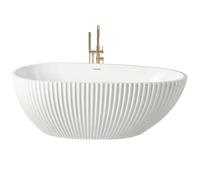 Rea bañera exenta 170x84.5 cm oval blanco REA-W0506