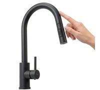 Rea Fresh grifo de cocina de pie negro REA-B6734