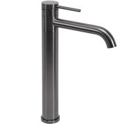 Rea Grifo monomando para lavabo Lungis High Titanium, Elegancia y comodidad en cada uso - 16,5X5,2X34,5CM