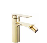 Rea Grifo para bidé Storm Gold Mezclador monomando de latón para WC, baño (dorado)