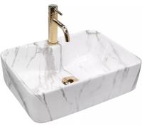Rea Kelly lavabo 49x38 cm rectangular sobre encimera REA-U5052