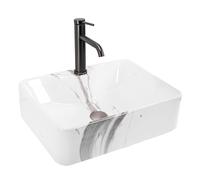 Rea Sanitär Lavabo sobre encimera Kelly REA-U5052 rectangular 490x380x135 mm cerámica