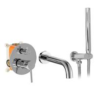 Rea Lungo conjunto bañera/ducha empotrado cromo REA-B6990