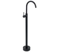 Rea Lungo grifo para lavabo en el suelo negro REA-B4302