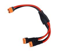 ReachMall Cable divisor xt60 Y hembra a 2 machos 10AWG cobre estañado de baja resistencia para coches RC paneles solares centrales eléctricas paquetes de baterías