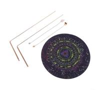 ReachMall Juego de varillas de latón para detección de agua, caza de tesoros, herramientas de búsqueda de metal, cañas de adivinar doradas, kit de exploración al aire libre (F)
