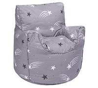 Ready Steady Bed Sillón para Niños Pequeños, Muebles Cómodos, Asiento Suave Seguro, Sofá de Sala de Juegos, Puf de Diseño Ergonómico (Estrellas Fugaces)